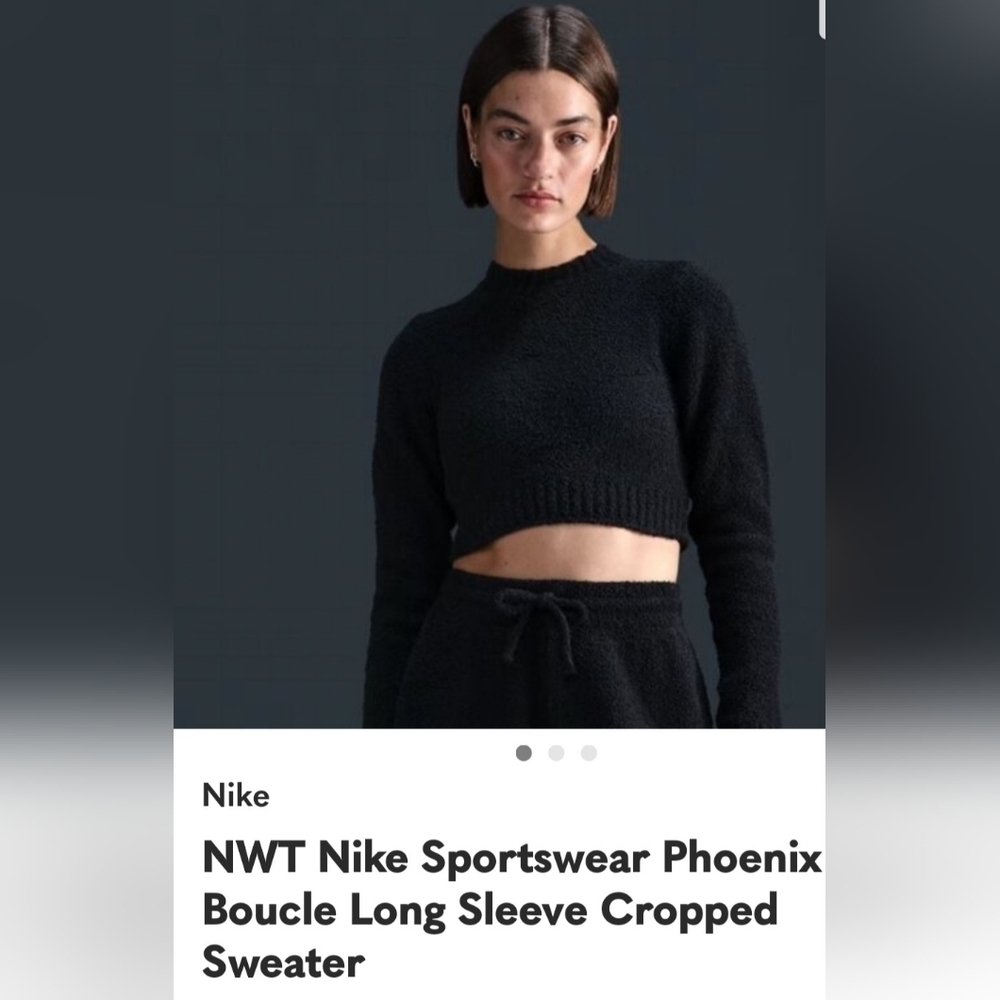 Nike Sportwear Phoenix Cozy Boucle Cropped Sweater